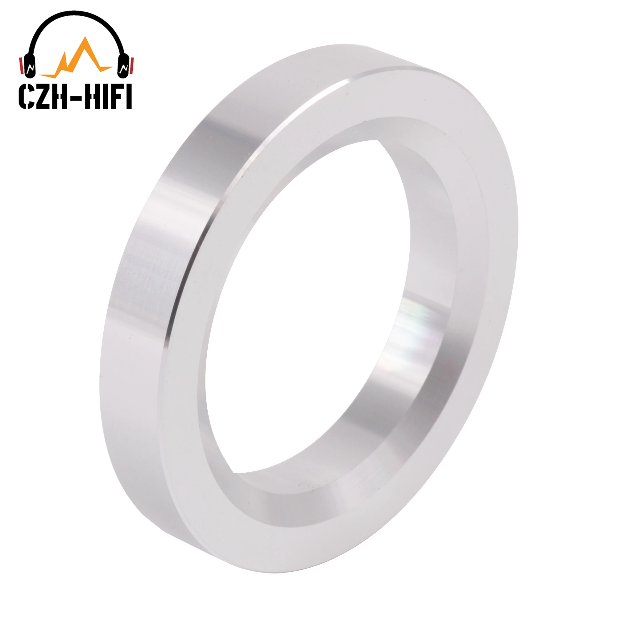 1PC 60mm CNC Gefräste Aluminium Runde Dekorieren Basis Ring Kreis Washer Für Vintage KT88 Vakuum Rohr Verstärker DIY hiFi – Detail 9