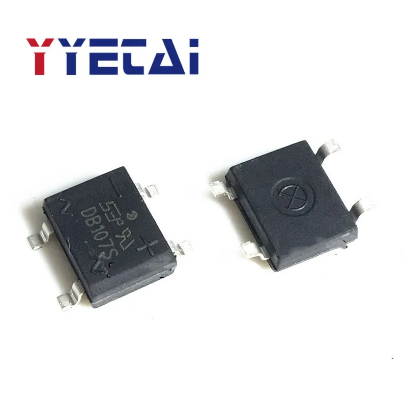 TAI 10PCS DB107 DB107S SMD Rectifier Bridge / Bridge Stack 1A/1000V SOP4