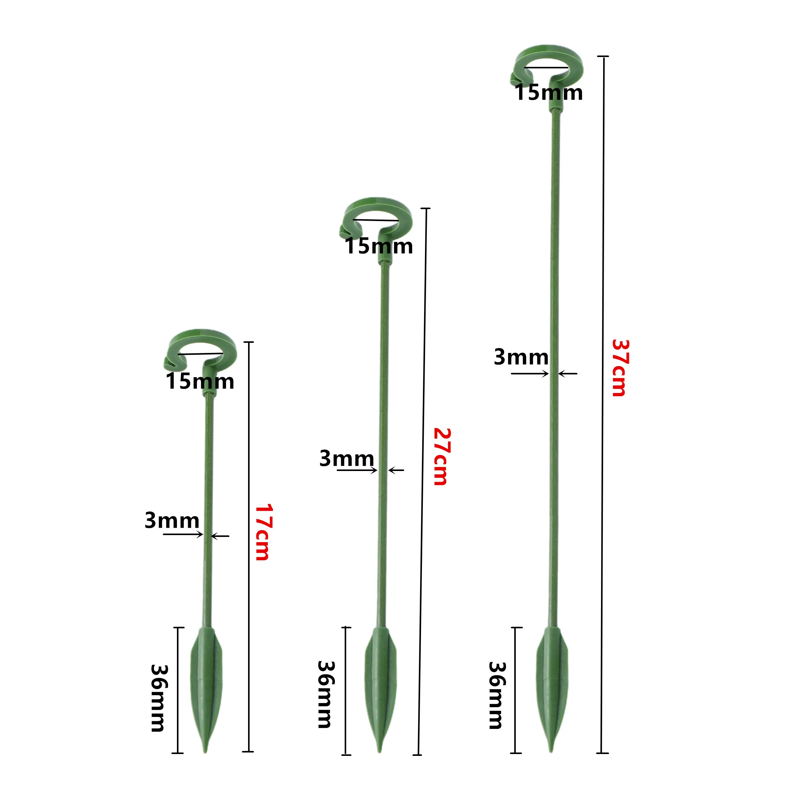 5/10/20 pçs plástico planta suporta flor suporte reutilizável ferramenta de fixação proteção jardinagem suprimentos para suporte vegetal