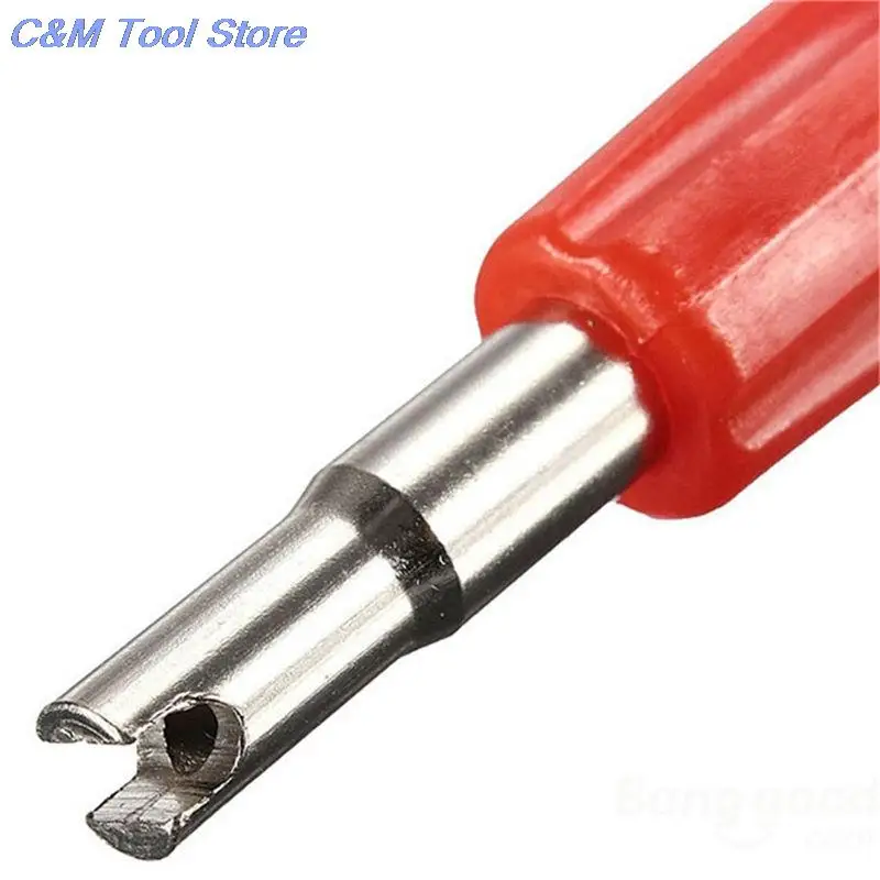 1PC Dual End Car Tire Valve Stem Core Install/Remover Tools Auto Truck Bike Tire Tyre Valve Core Wrench Spanner Repair Tool