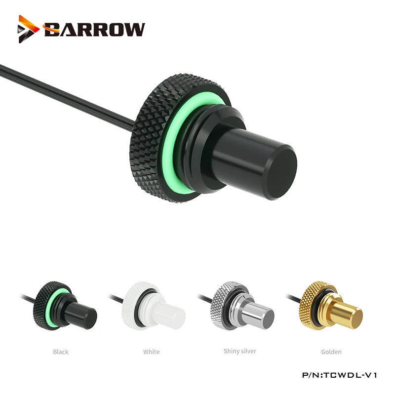 Barrow Temperature Sensor Water Stop Sealing Up Plug Lock G1/4 