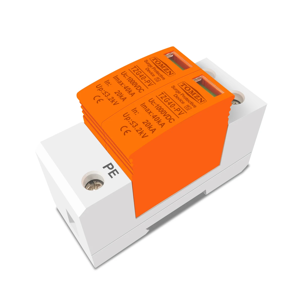 SPD DC 500V 800V 1000V 20KA~40KA House Surge Protector Protective Low-voltage Arrester Device