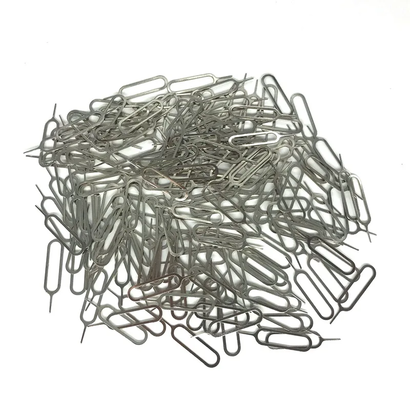 Universal 1000 Pcs/Lot Sim Card Tray Remover Eject Ejector Pin Key Open Tool For iPhone Samsung Huawei Xiaomi etc.