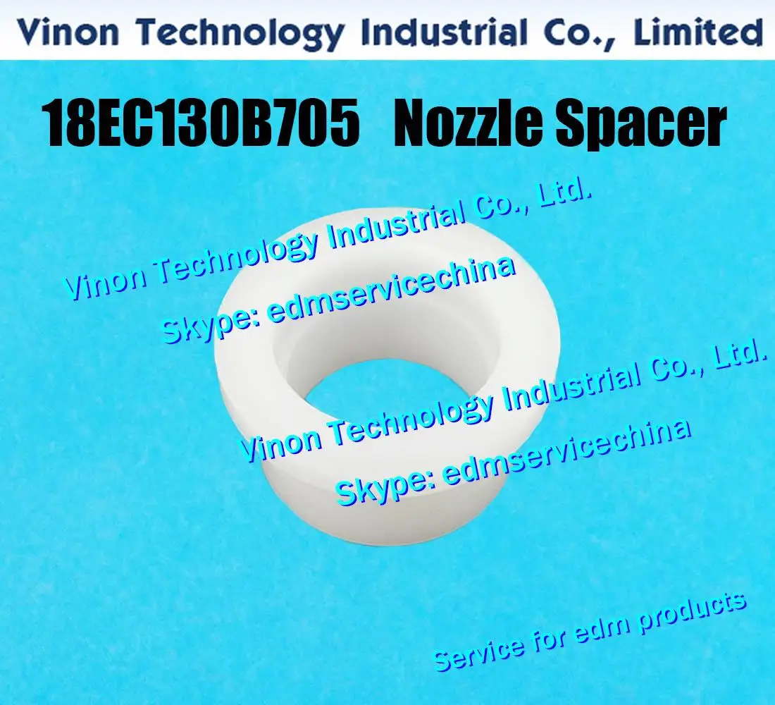 (2pcs pack) 18EC130B705 edm Nozzle Spacer Lower for Makino DUO43,DUO64,SP43,SP64 machines 18EC.130B.705