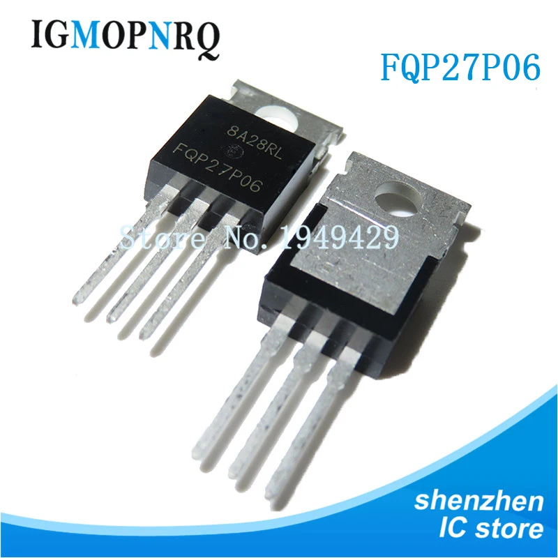 5PCS FQP27P06 TO-220 27P06 TO220 27A 60V new