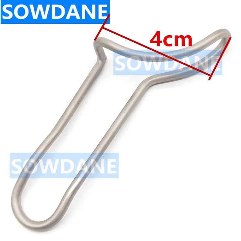 6pcs Dental Lip Cheek Retractor Mouth Opener Photograghic Tool Half-Lip Retractor Mouth Gag Stainless Steel Autoclavable