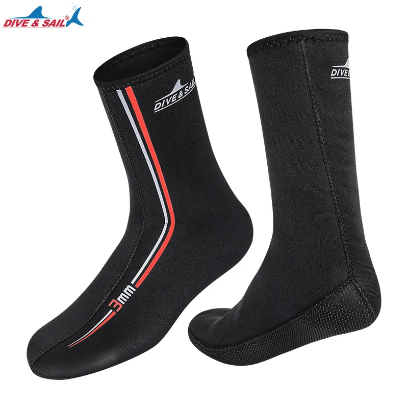 

3MM Neoprene Diving Socks UnderWater Hunt Non-slip Beach Boots Wetsuit Shoes Warming Snorkeling Swimming Surfing Socks For Adult