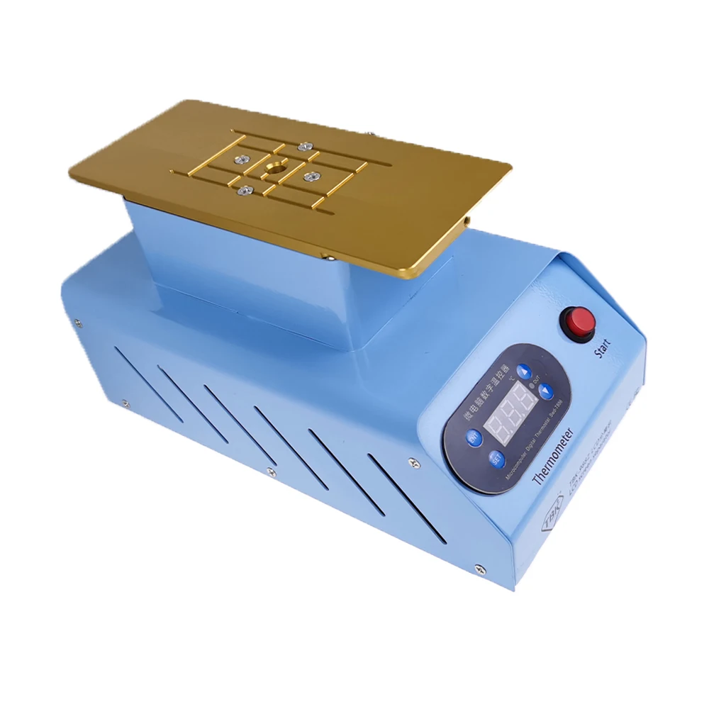 TBK-988Z Colorable Mathiateur Incurvé Écran DégIslande Téléphone Portable LCD Écran Intégré Pompe Vide Manuel Mathiateur