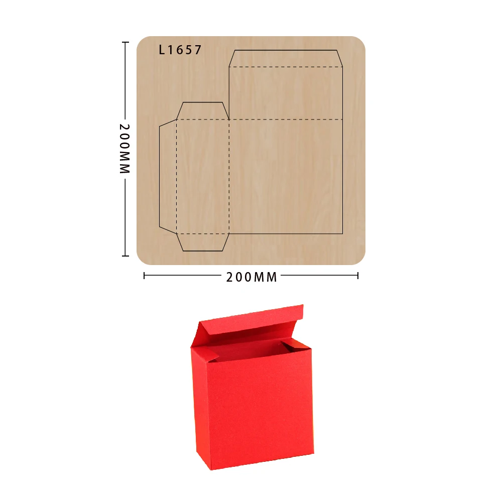 

Die Cut Wood for DIY, Handmade Box Scrapbooking, New Dies for Wooden Die-Cutting Template, Cutting Mold