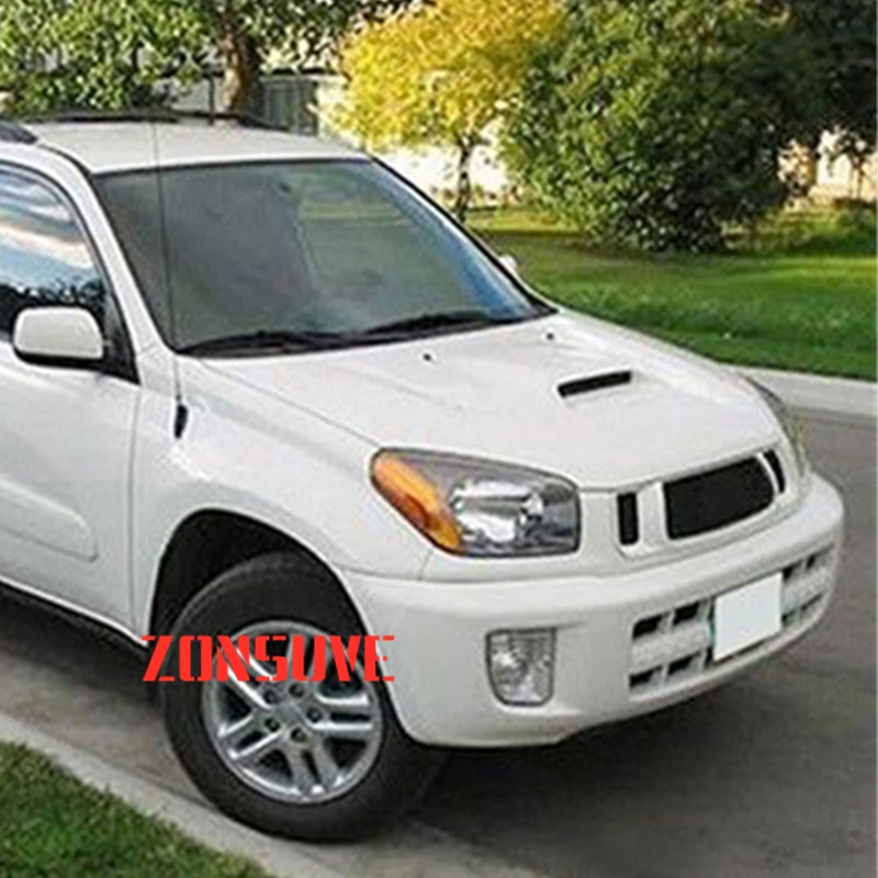 For Toyota RAV4 RAV-4 2001 2002 2003 Year Refitt Front Center Racing Grille Cover Accessorie Body Kit