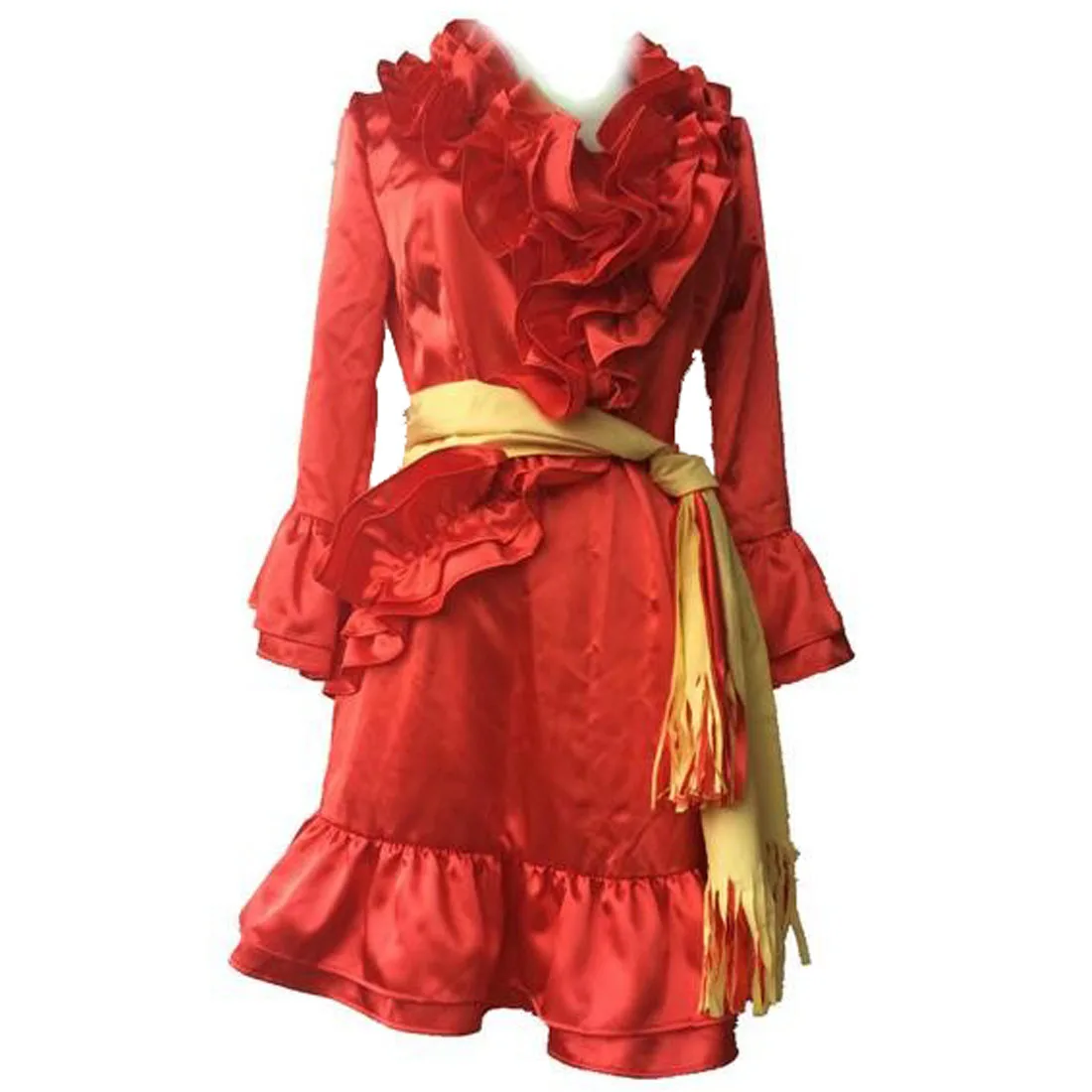 

2024 Boa Hancock Cosplay Costume Pajamas Version In Red Hancock Dress
