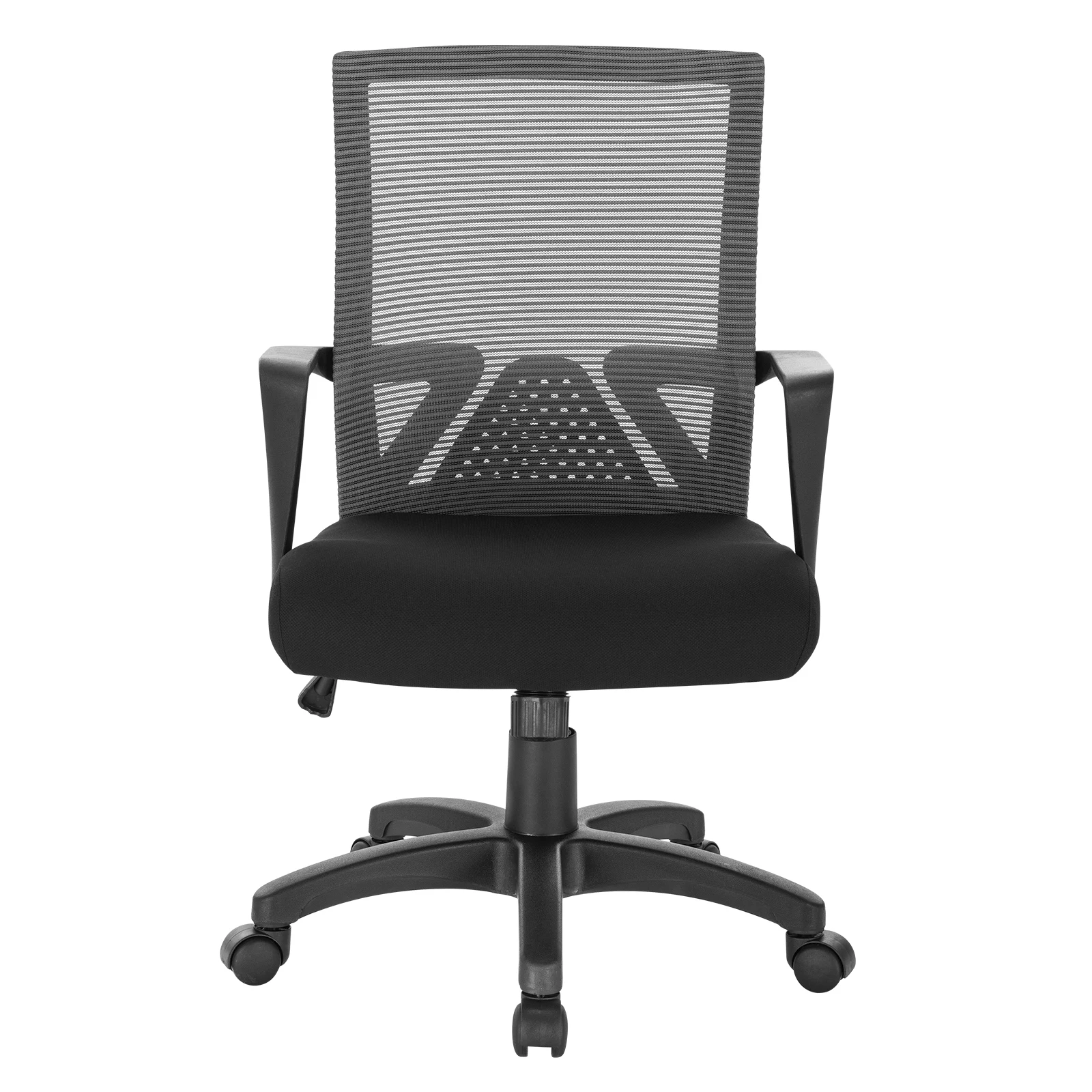 1PC Grey Black Desk Chair with Arms Ergonomic Mesh Office Chair Swivel Chair Adjustable Height Executive PC Computer Chair