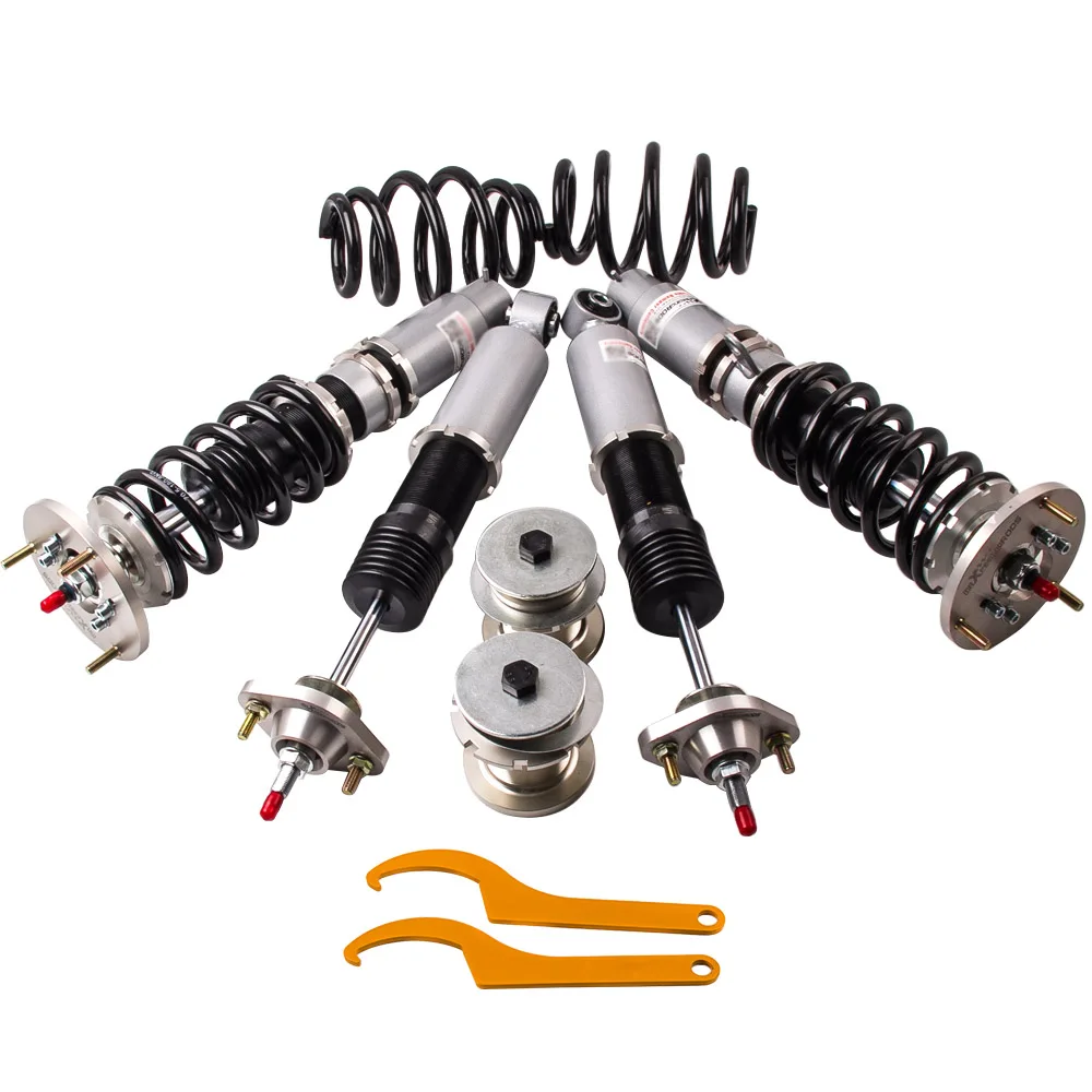 maxpeedingrods Adjustable Coilover for BMW E46 3 Series Coupe Estate Suspension for 328 320 M3 Adj.Height Coil Control arm