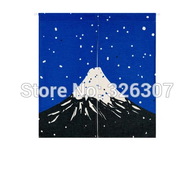 Taiwan Japan style Chinese Mount Fuji Fujisan cloth curtain home act portiere hangings 85x90cm 85x120cm Door half curtain