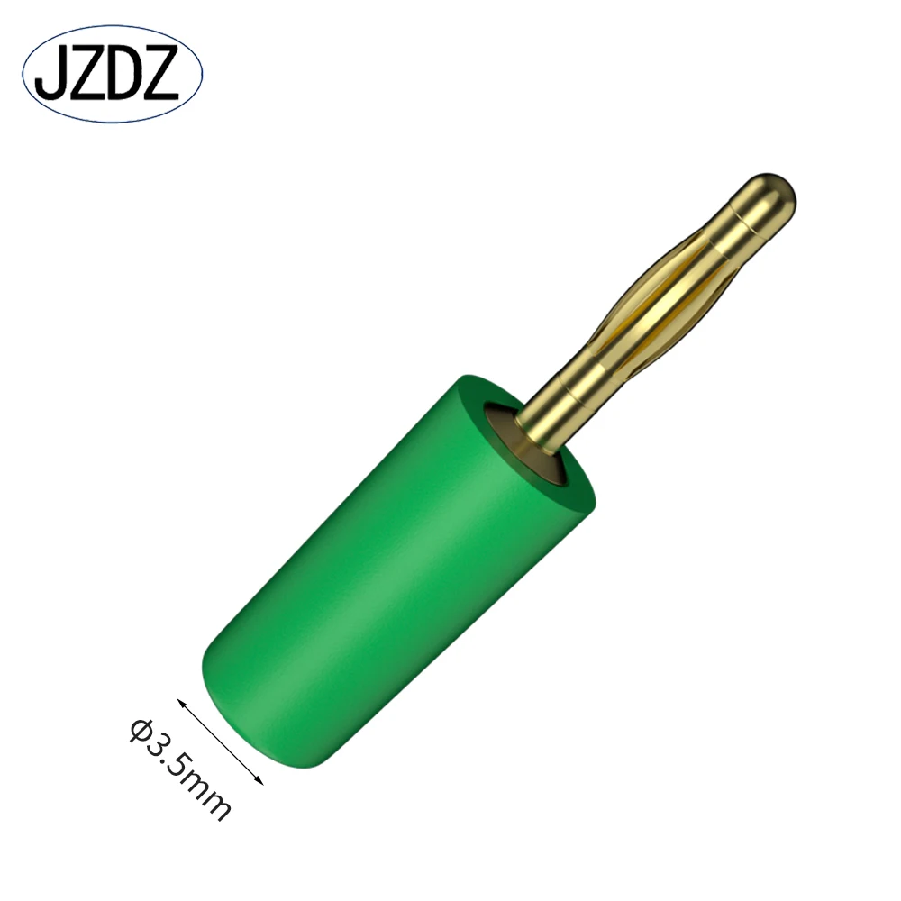 JZDZ 바나나 플러그 전기 커넥터 어댑터, J.10002, 10 개, 2mm, 5 가지 색상