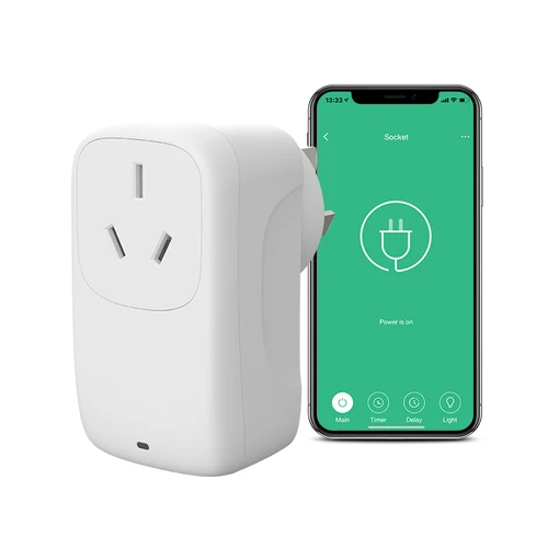 El enchufe inteligente BroadLink SP4L AU Wifi con certificación RCM con atenuador de luz nocturna funciona con Alexa y Google Home, IFTTT