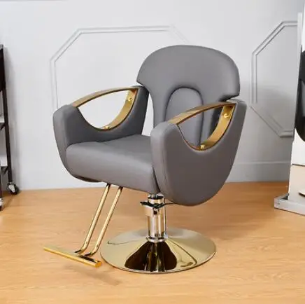 Net celebrity barber shop chair hair salon special hair cutting chair hairdressing chair down high-end barber shop stool