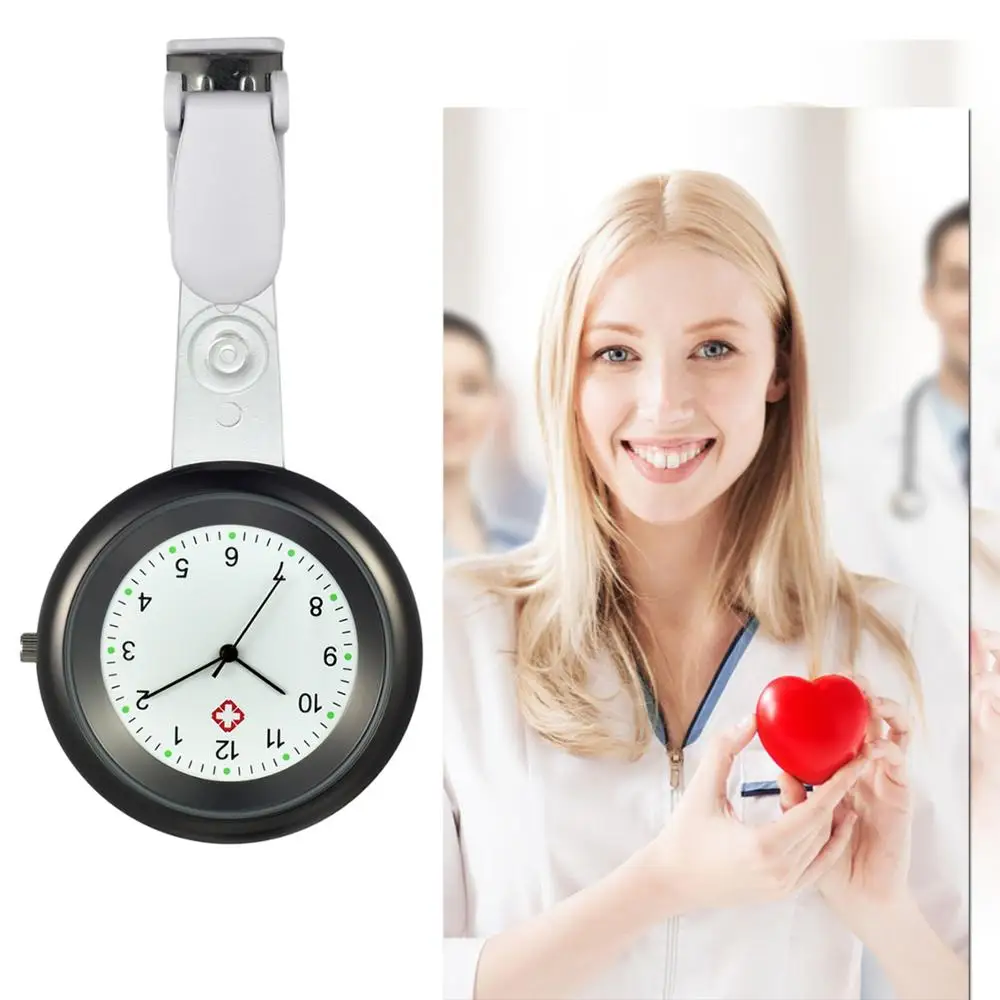 LANCARDO pielęgniarka zegarek broszka spinka kontrola infekcji projekt pielęgniarka lekarz sanitariusz broszka zegarek Fob kwarcowy kolorowy lekarz zegarek