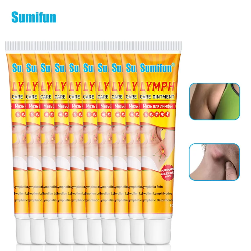 

10Pcs Lymphatic Detox Cream Pain Relief Anti-Swelling Armpit Lymph Ointment Body Relax Chinese Herbal Medical Health Care