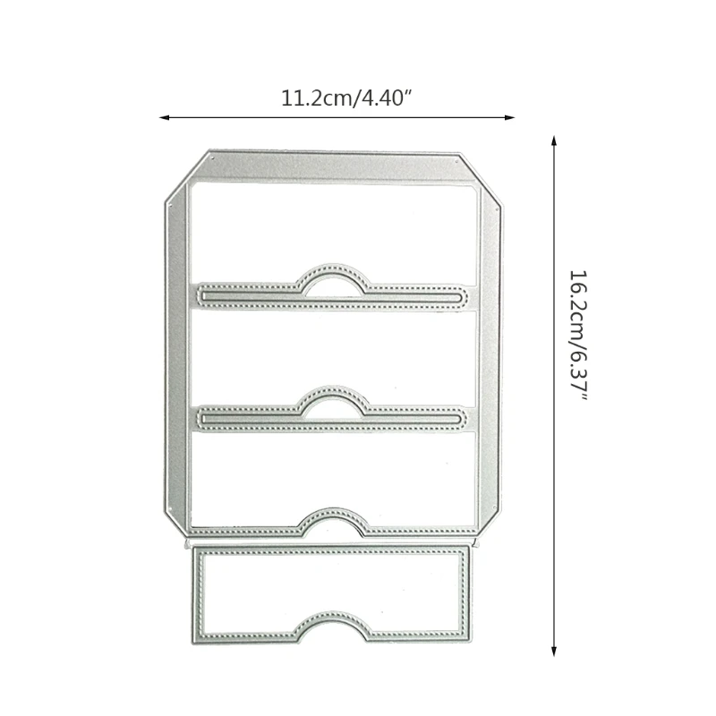 Buste fustelle in metallo Stencil fai da te Scrapbooking Album modello di carta di carta