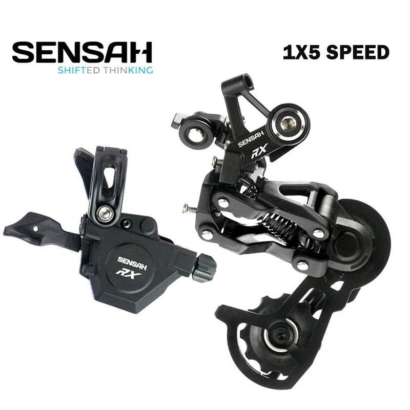 SENSAH RX 1x5 Speed trigger shifter for folding bike mountain bike BMX bike compatible with 23T cassette aluminum 5S 5 speed