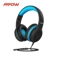 Mpow CH6S Wired Headphones For Kids With Microphone Max 85dB Food Grade Material Over-Ear Kids Headphones For iPad Kindle Phones