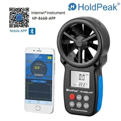 Digital Anemometer Gauge,Smart APP Control & Record Supported,Handheld Air Flow Meter,Wind Speed Meter for Measuring Wind Speed