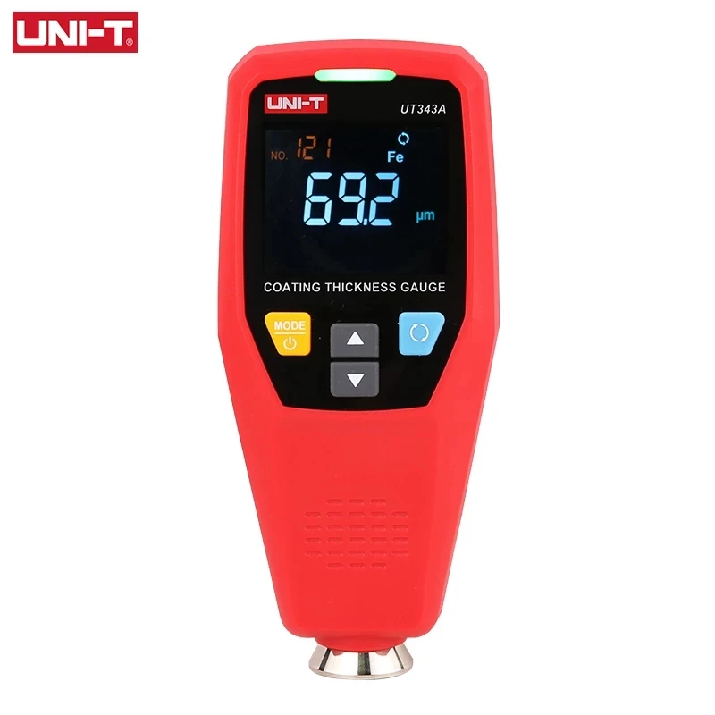 UNI-T UT343A Digital Car Coating Thickness Gauge Film Paint Tester Lacquer Meter Automotive Tools Measuring FE/NFE