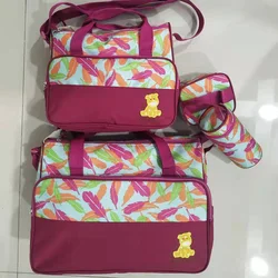 MOTOHOOD-Bolsa de pañales para bebé, conjuntos de bolsas de maternidad, portabotellas para mamá, cochecito, 39x28,5x17CM, 5 uds.