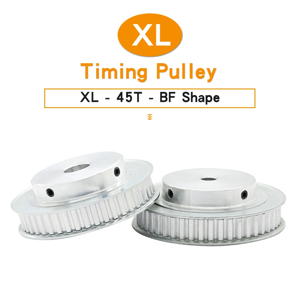 

Alloy Pulley XL-45T Bore Size 8/10/12/14/15/17/20/25 mm Synchronous wheel Teeth Pitch 5.08mm For Width 10 mm XL Timing Belt