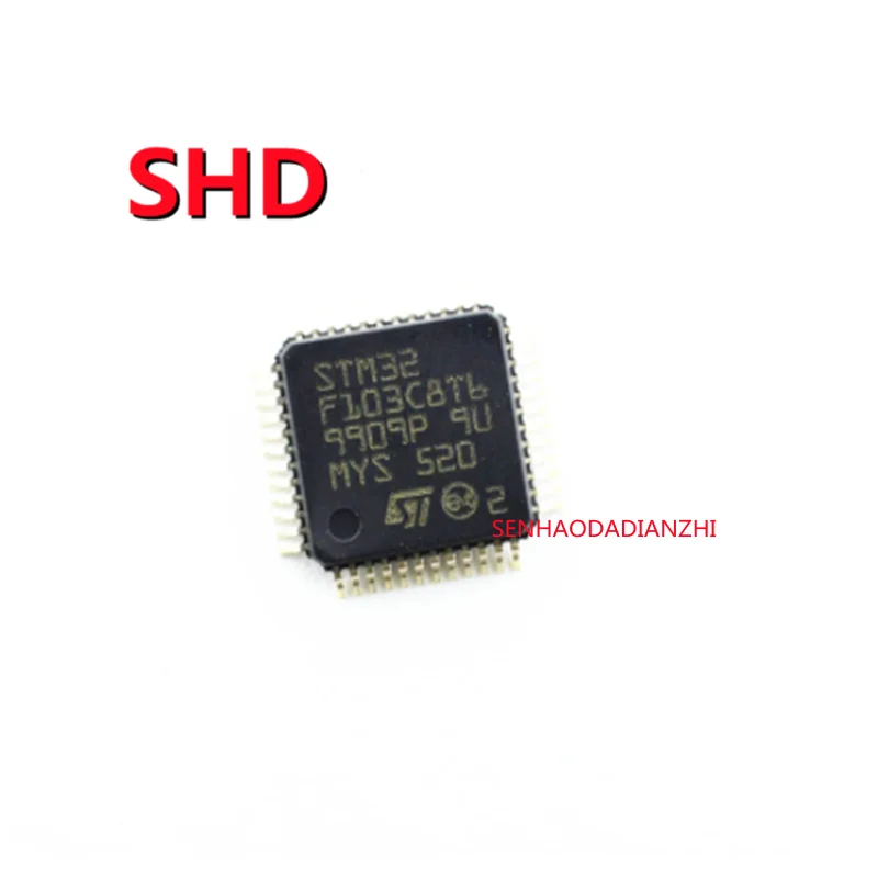 5PCS/LOT MCU ARM IC LQFP-48 STM32F103C8T6 STM32F103C8T6TR 32-bit microcontrollers CORTEX M3 64 k flash STM32F103