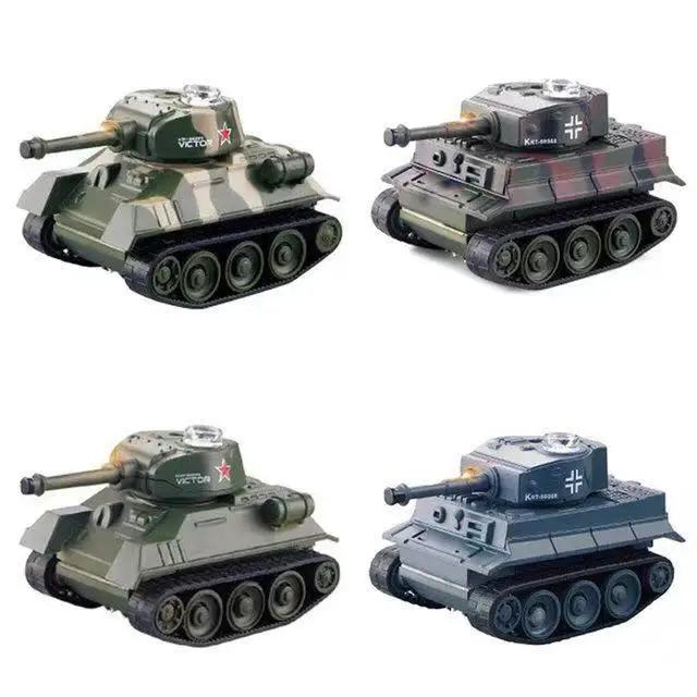 4CH Mini RC Tank Car Electronic Radio Micro Model High Simulation Remote Control Electronic Tiger Tank Boy Gifts Toys For boys