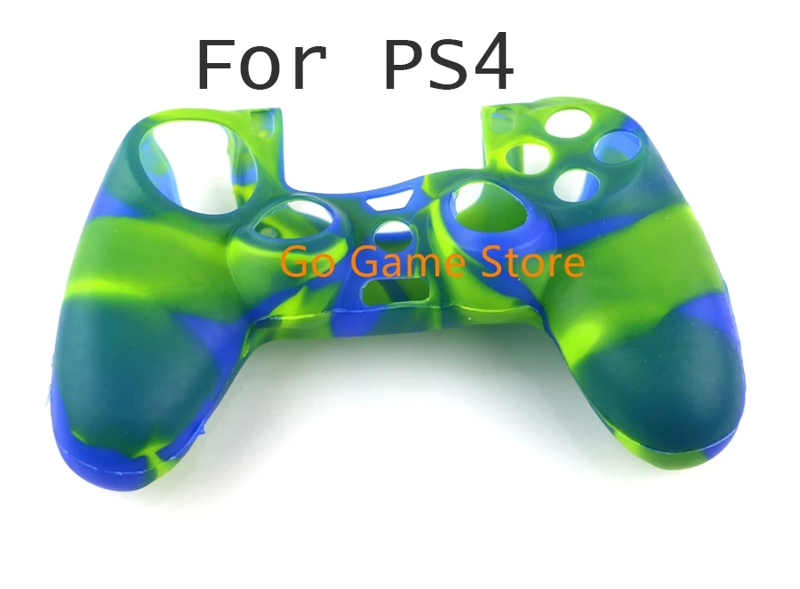 20 piezas para Ps4 mango cubierta protectora de camuflaje para Playstation 4 controlador Camo funda de silicona cubierta de Gel agarre