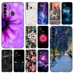 Tecno ์คํํฌ 7 ์ผ์ด์ค ๊ฝ ์ํํธ ์ค๋ฆฌ์ฝ ๋ธ๋ TPU ์ผ์ด์ค Tecno ์คํํฌ 7 ์คํํฌ 7 ์ ํ ์ปค๋ฒ ์คํํฌ 7 ํ๋ก 7T 7 P 2021 Fundas