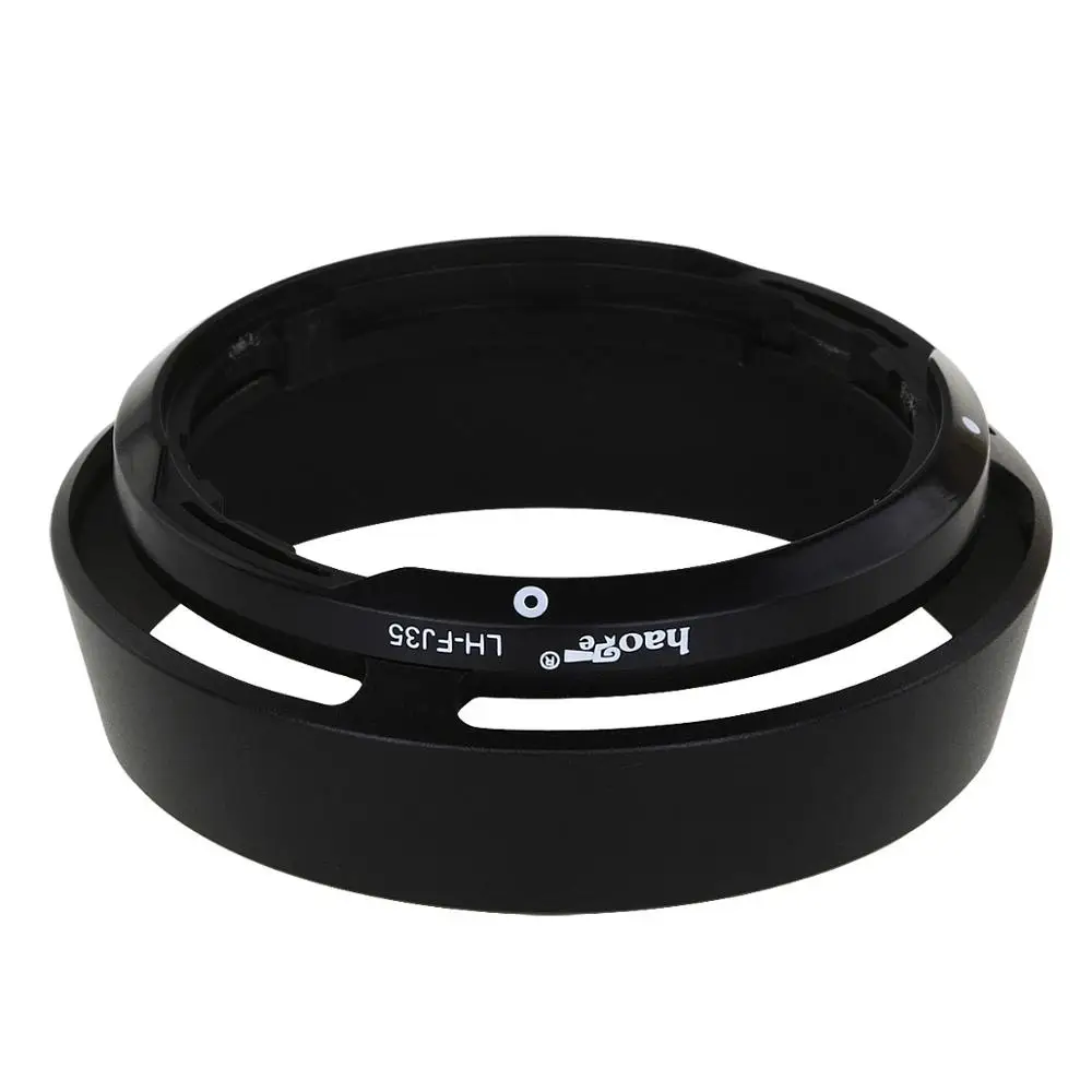 Haoge LH-FJ35 Round Lens Hood for Fujifilm Fuji Fujinon XF 35mm 23mm f2 R WR LH-XF35-2