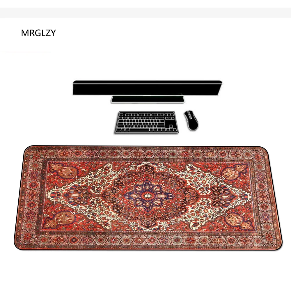 

MRGLZY Beautiful Persian Carpet Design 400X900MM Unique Gamer Mouse Pad Keyboard Pad Large Lengthened Mouse Pad Mouse Mat