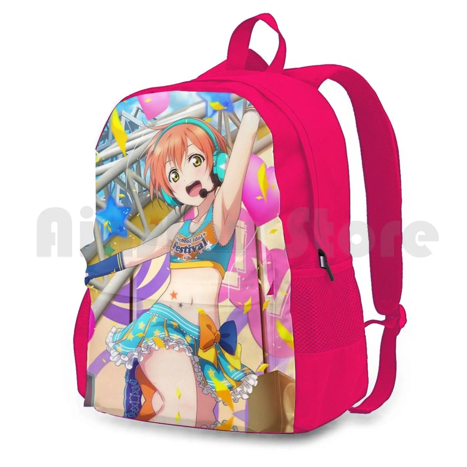 Love Live! Progetto idolo della scuola-allegria! Zaino da trekking all'aperto equitazione arrampicata borsa sportiva Love Live School Idol Project