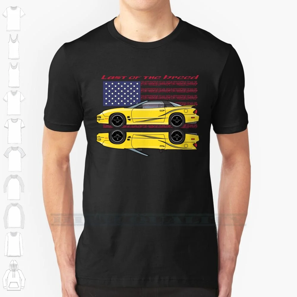 Camiseta Usa-Last Of The Breed, Combo amarillo, 100% algodón, 1998, 1999, 2000, 2001, 2002, Firebird Ta Transam Trans Am 350 V8 fórmula Ws6