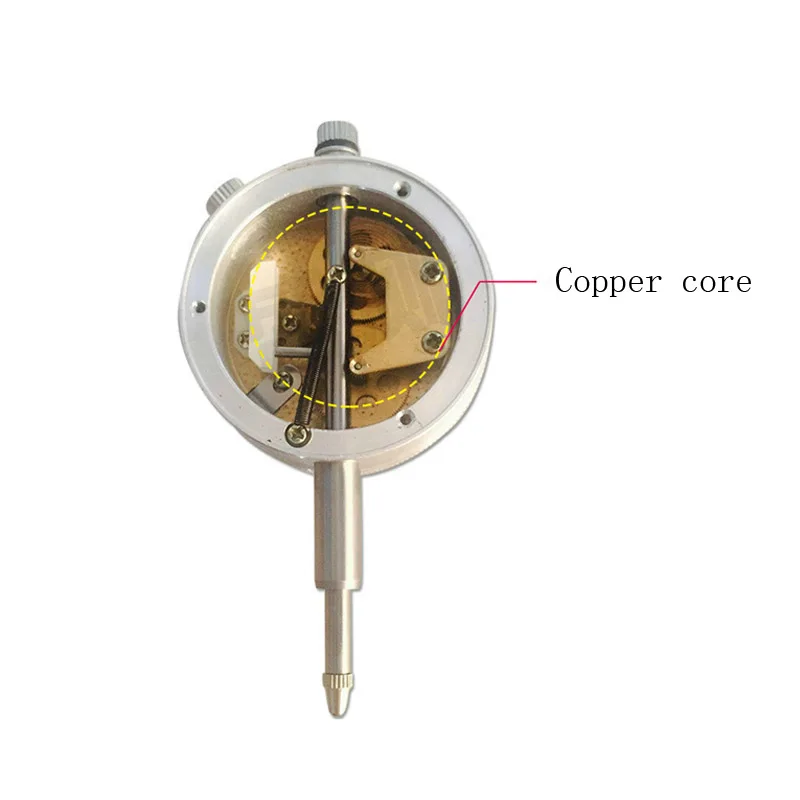 ALLSOME Dial Indicator Gauge 0-10mm Meter and Precise 0.01 Resolution Concentricity Test HT1605