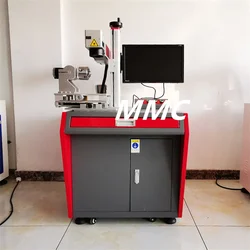 China Small Business Raycus 20w 30w 50w Fiber Laser Marking Machine For Meta Plastic Tag/Key Chain Production Date Engraving