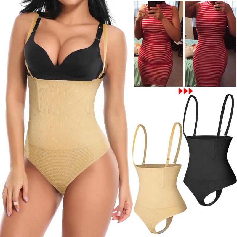 Wysokiej talii stringi majtki Shaper brzuch szczupła urządzenie do modelowania sylwetki stringi majtki Shapewear kobiety Butt Lifter odchudzanie