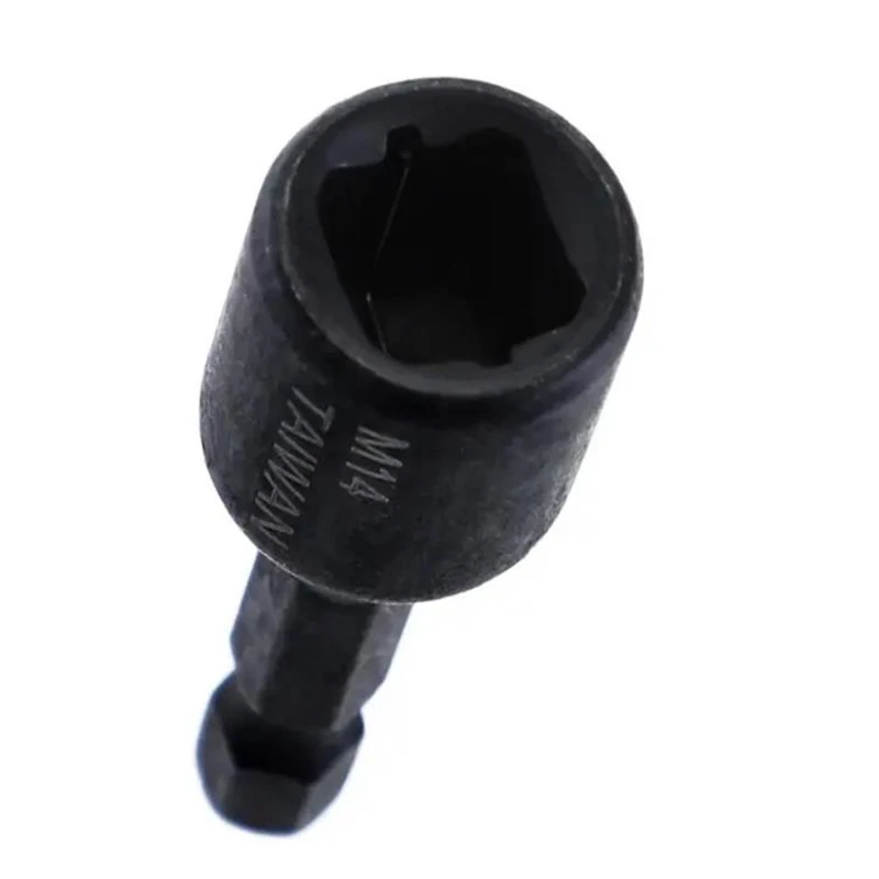 Adaptador de enchufe de grifo de tornillo de M4-M16, máquina de vástago hexagonal de 1/4 pulgadas, adaptador de grifo de rosca de controlador