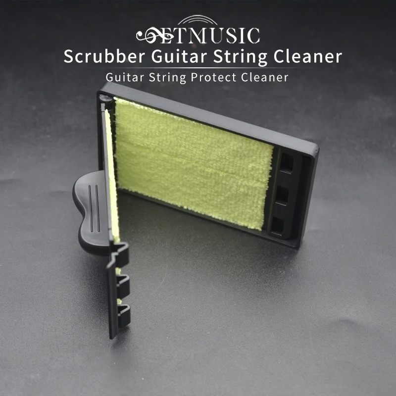 1 PCS Electric Guitar Bass Strings Scrubber Fingerboard Rub Cleaning Tool Maintenance Care Bass Cleaner Guitar Accessories