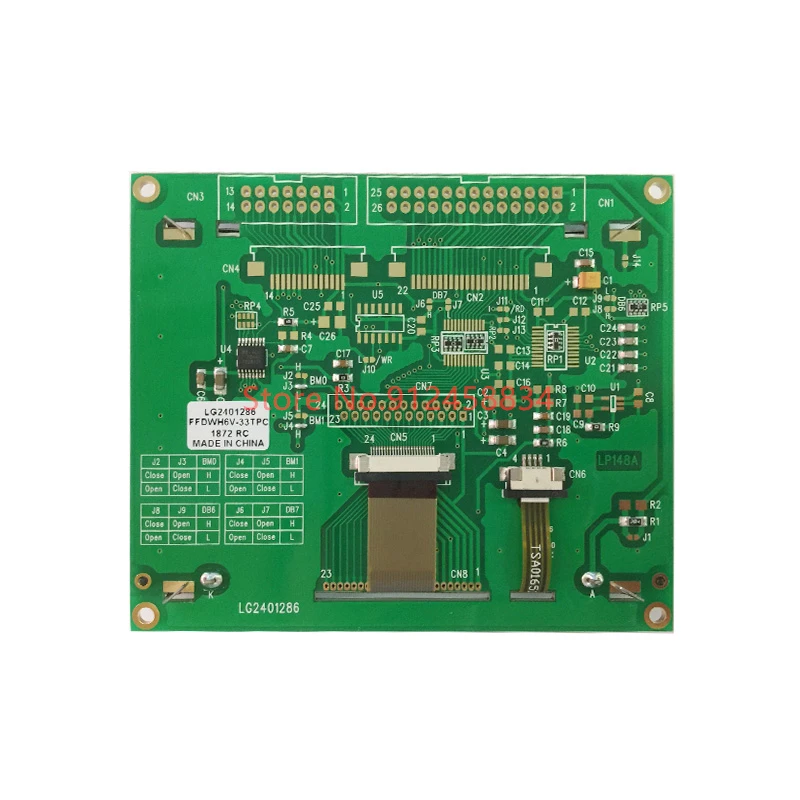 240128 COG UC1608X SPI  Touch Panel 3.3v or 5v  Lcd Display Module Wide Temperature VA：92x52mm