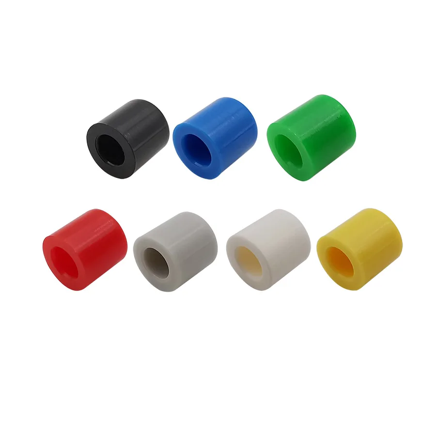 10Pcs/Lot 7 Color A56 Switch Button Caps 6*6mm Cylindrical Tactile Push Button Switch Hat Lid Cover Green Black White Blue Grey