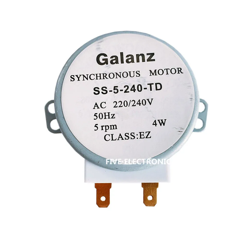 DC 220V/240V SS-5-240-TD 5rpm Synchronous Motor for Microwave Turntable D shaft