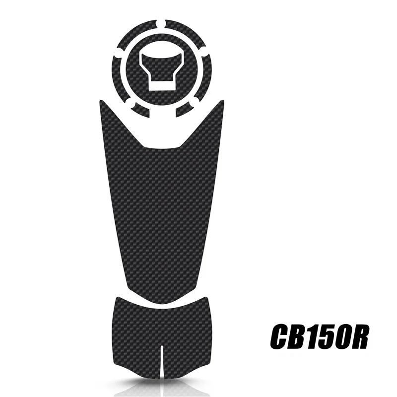 Motorcycle 2D Carbon Protection Sticker Tank Pad Decoration Fiber Fuel Gas Oil Cap Accessories For Honda cb150r CB 150 R