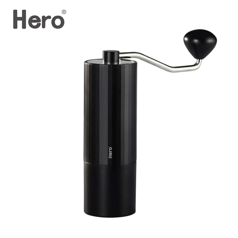 HERO-molinillo de café Manual portátil de acero inoxidable 420, minimáquina de café duradera, molienda de café, capacidad de 15g