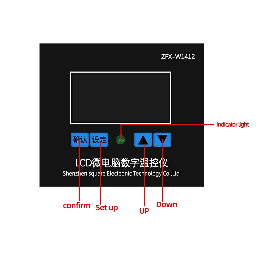 ZFX-W1412 Microcomputer temperature controller control thermostat switch Sensor cooling heating board 12V 24V 220V 40% off