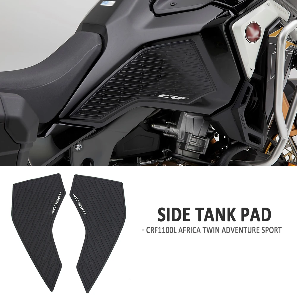 For Honda CRF1100L Africa Twin Adventure Sport Motorcycle Side Fuel Tank Pad Rubber Sticker Side Pad